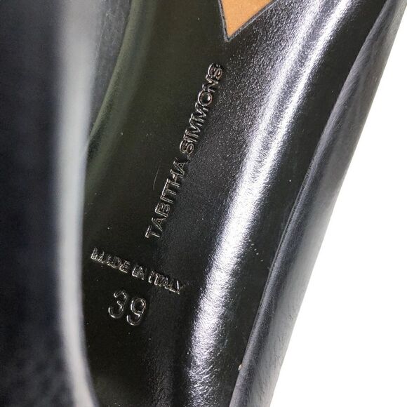 Tabitha Simmons Soft Leather Calf Boots Shoes 39 Black great condition - Picture 8 of 12